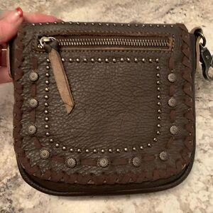 Montana West 100% Real Leather Collection Crossbody